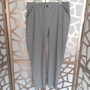 NWOT BETABRAND Catstooth 5 Pocket Straight Leg Yoga Trouser Pants